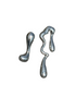 FLUX EARRINGS - anillo de plata .925 con baño de oro 14K artesanal