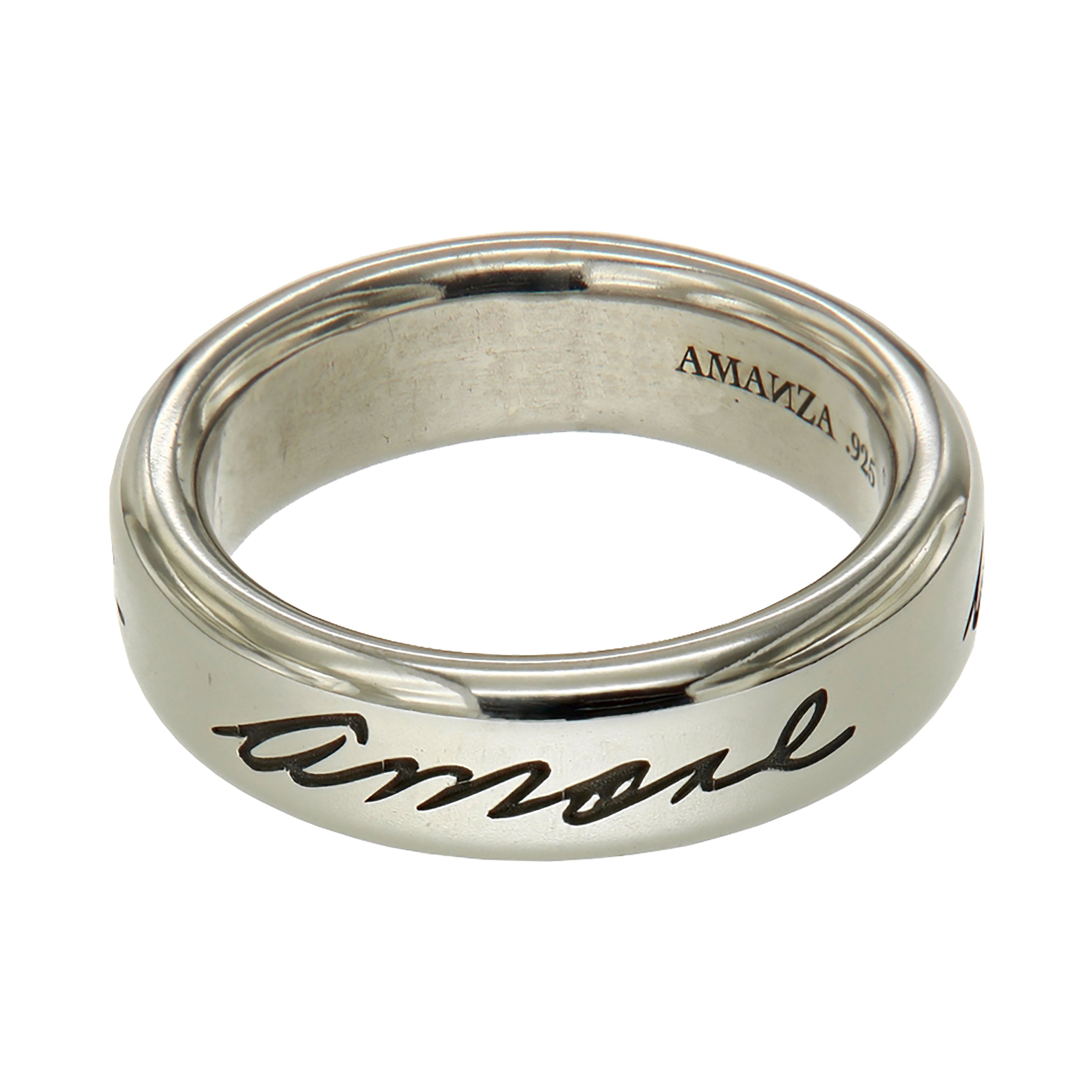 LISA AMORE RING - anillo artesanal en plata .925, hecho en Taxco México
