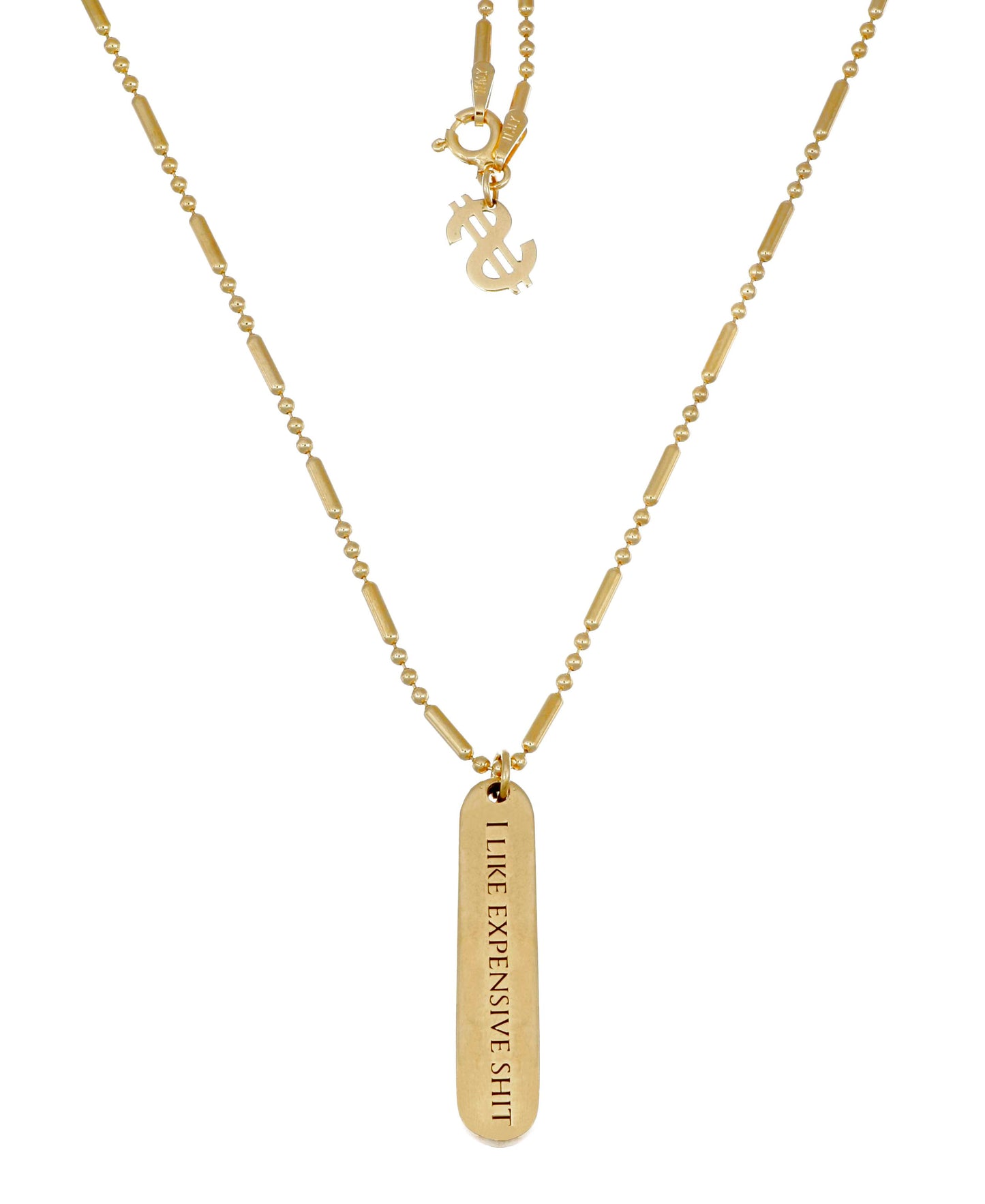 EXPENSIVE SHIT NECKLACE