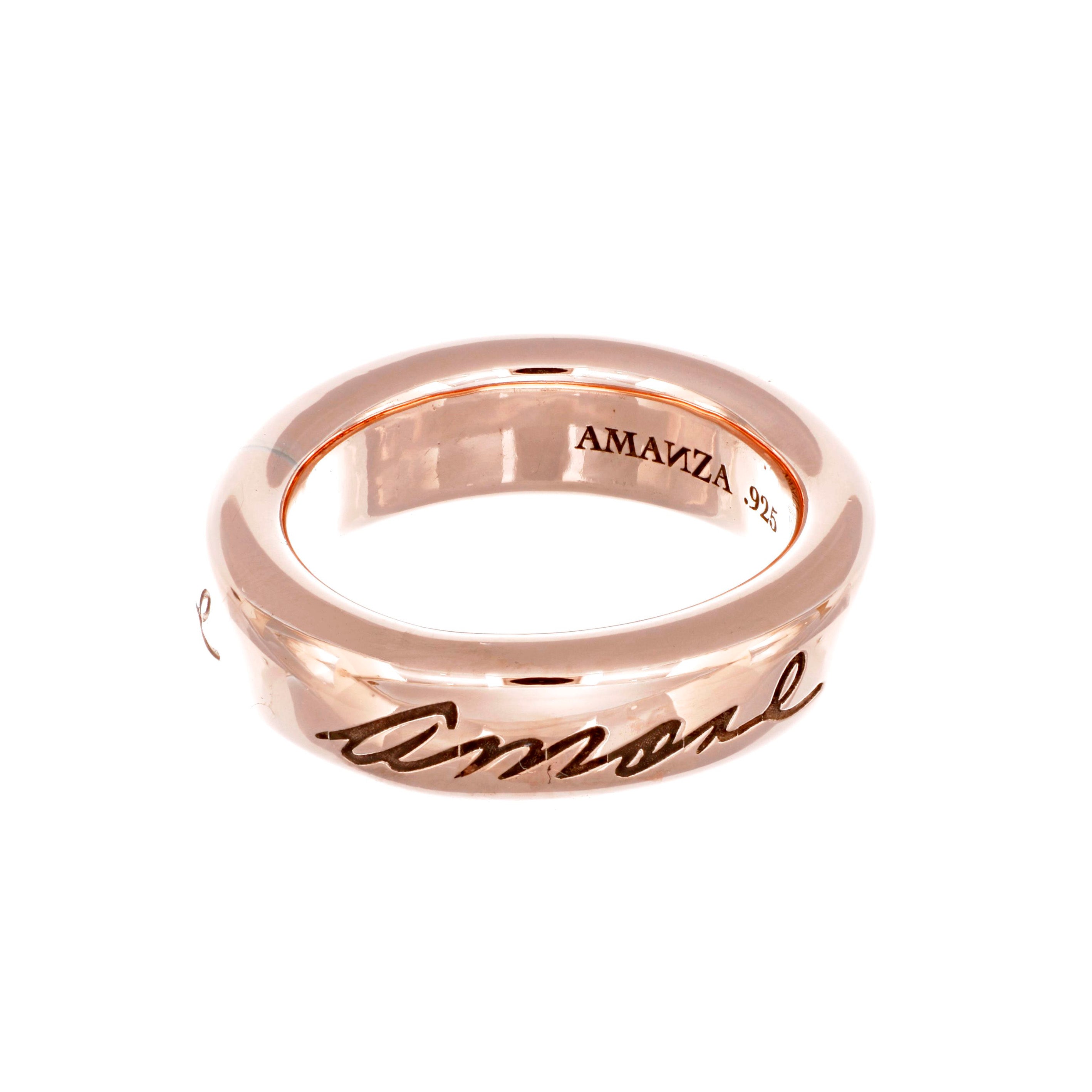 LISA AMORE RING - anillo personalizable en plata .925, joyería artesanal mexicana