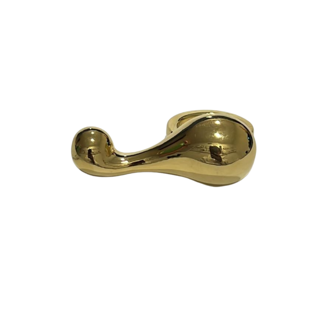 SOLEI RING - anillo de plata .925 con baño de oro 14K artesanal