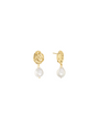AUDREY EARRINGS - anillo de plata .925 con baño de oro 14K artesanal