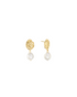 AUDREY EARRINGS - anillo de plata .925 con baño de oro 14K artesanal