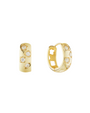 NOVA EARRINGS - anillo de plata .925 con baño de oro 14K artesanal