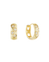 NOVA EARRINGS - anillo de plata .925 con baño de oro 14K artesanal