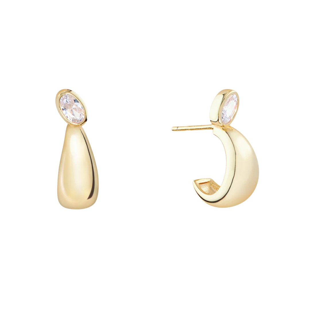 DAISY EARRINGS - anillo de plata .925 con baño de oro 14K artesanal