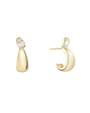 DAISY EARRINGS - anillo de plata .925 con baño de oro 14K artesanal