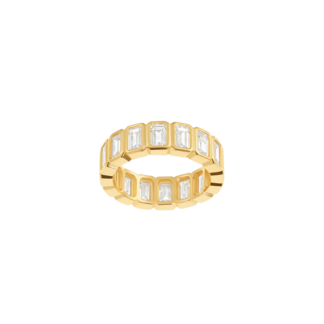 GILDED RING - anillo de plata .925 con baño de oro 14K artesanal