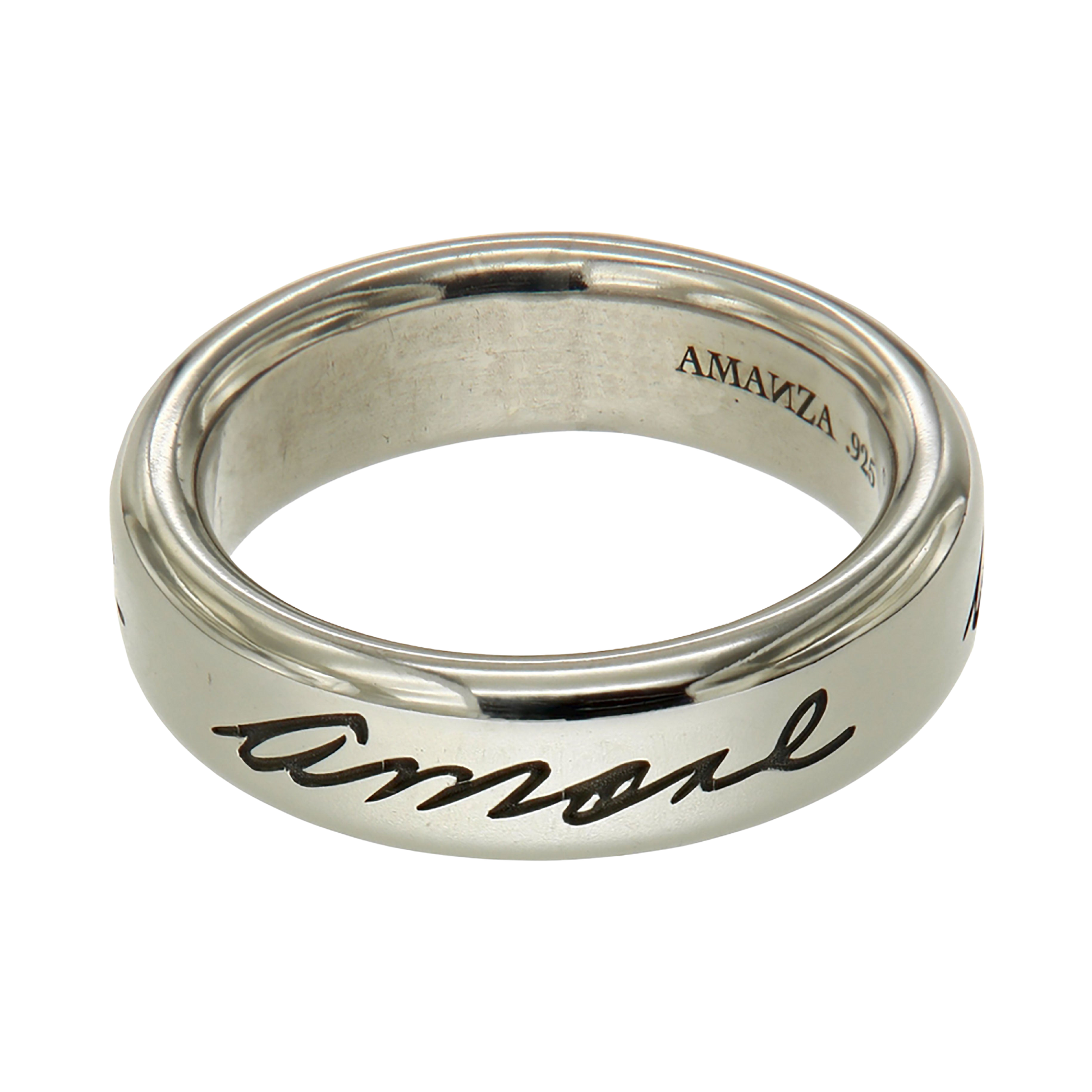LISA AMORE RING - anillo de plata .925 con baño de oro 14K artesanal