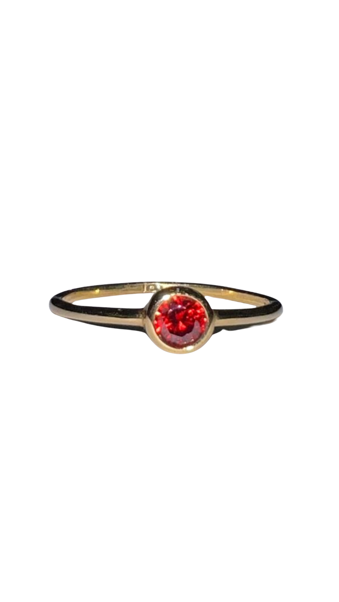 GRANADA RING - anillo de plata .925 con baño de oro 14K artesanal