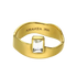 METAMORFOSIS RING - anillo de plata .925 con baño de oro 14K artesanal