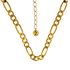 ALBERTA BOLD CHAIN - collar de plata .925 con baño de oro 14K artesanal