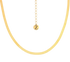 ALEZZA BOLD CHAIN - collar de plata .925 con baño de oro 14K artesanal