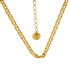 ALIA CHAIN - collar de plata .925 con baño de oro 14K artesanal