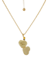 HOLLY NECKLACE - collar de plata .925 con baño de oro 14K artesanal