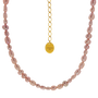 HUGA PEARL NECKLACE - collar de plata .925 con baño de oro 14K artesanal