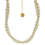 HONEY PEARL NECKLACE - collar de plata .925 con baño de oro 14K artesanal