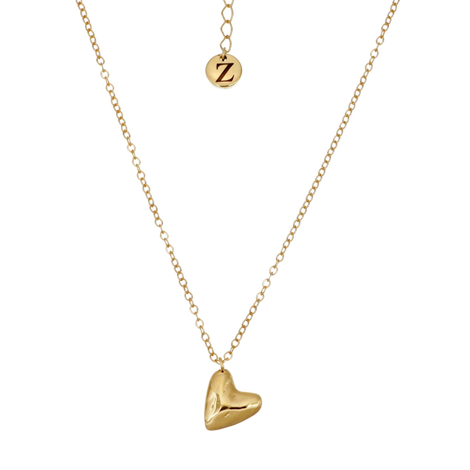 CORAZÓN NECKLACE - collar de plata .925 con baño de oro 14K artesanal