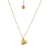 CORAZÓN NECKLACE - collar de plata .925 con baño de oro 14K artesanal