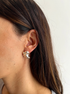 HERA EARRINGS - anillo de plata sterling .925 con baño de oro 14K, AMANZA Jewelry