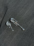 IGNIS EARRINGS - anillo de plata sterling .925 con baño de oro 14K, AMANZA Jewelry