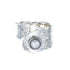 HELIOPORA RING - anillo de plata sterling .925 con baño de oro 14K, AMANZA Jewelry