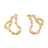 HANAH HOOPS - joya de plata .925 con baño de oro 14K artesanal
