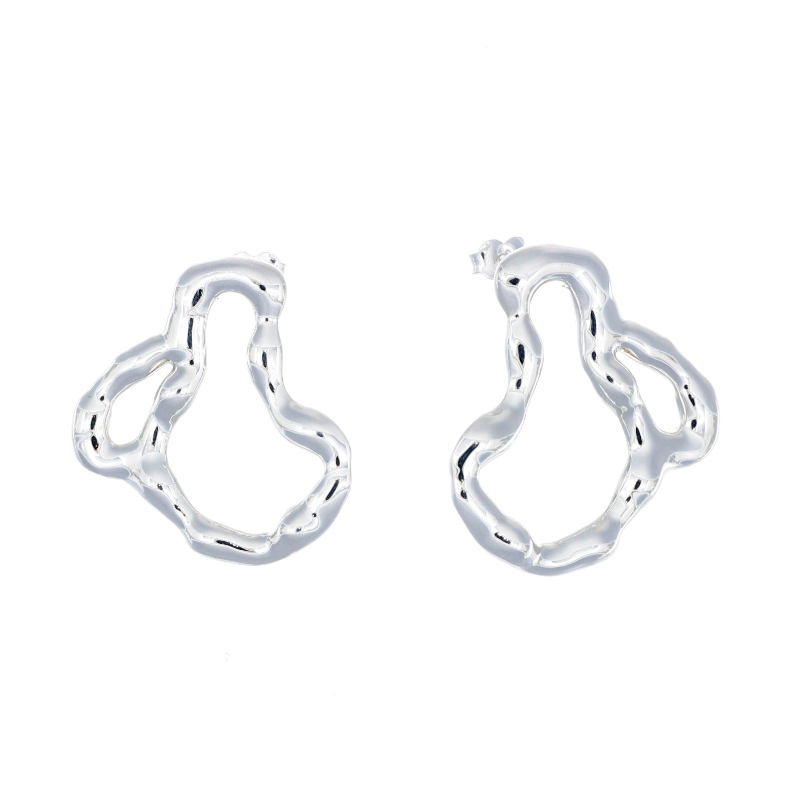 HANAH HOOPS - joya artesanal en plata .925, hecho en Taxco México
