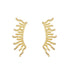 STRIGOSA EARRINGS - anillo de plata .925 con baño de oro 14K artesanal