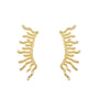 STRIGOSA EARRINGS - anillo de plata .925 con baño de oro 14K artesanal