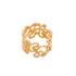 MIRABILIS RING - anillo de plata sterling .925 con baño de oro 14K, AMANZA Jewelry