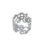 MIRABILIS RING - anillo de plata .925 con baño de oro 14K artesanal