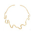 MUSSA ANGULOSA CHOKER - choker de plata .925 con baño de oro 14K artesanal