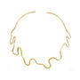 MUSSA ANGULOSA CHOKER - choker de plata .925 con baño de oro 14K artesanal