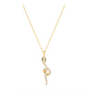 SERPENTI NECKLACE - collar de plata .925 con baño de oro 14K artesanal