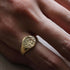 VENI VIDI VICI RING - anillo de plata sterling .925 con baño de oro 14K, AMANZA Jewelry