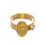 VENUS PEARL RING - anillo de plata .925 con baño de oro 14K artesanal