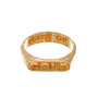 GOLD RING - anillo de plata .925 con baño de oro 14K artesanal