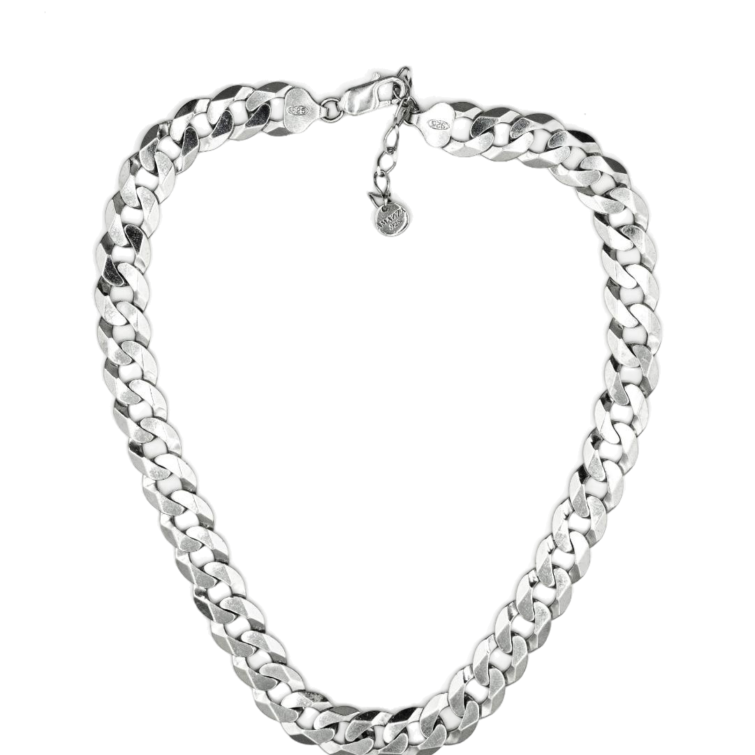 ALONZA BOLD CHAIN - collar artesanal en plata .925, hecho en Taxco México