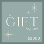 AMANZA GIFT CARD - joya de plata .925 con baño de oro 14K artesanal