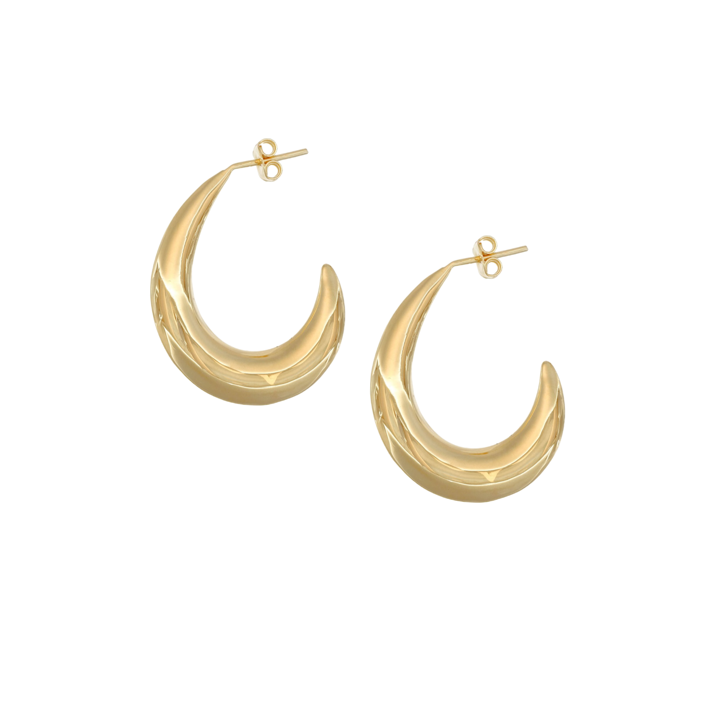 KAITO MEDIUM EARRINGS - anillo artesanal en plata .925, hecho en Taxco México