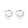 DESAPEGO HOOPS - joya artesanal en plata .925, hecho en Taxco México