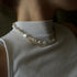 LULA PEARL NECKLACE - collar de plata sterling .925 con baño de oro 14K, AMANZA Jewelry