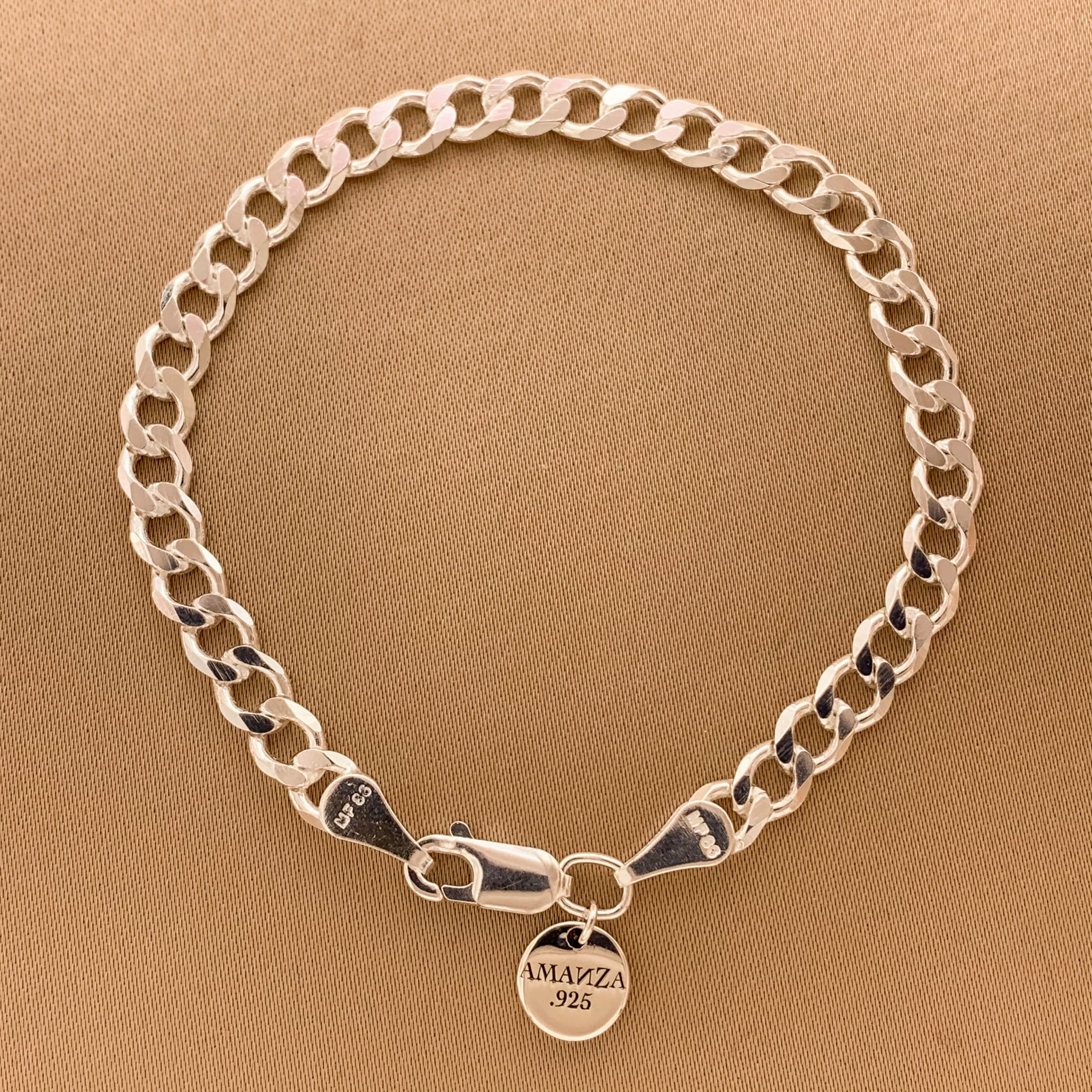ALONZA MEDIUM BRACELET - pulsera minimalista de plata .925 y baño de oro, Taxco Guerrero