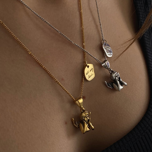 LENA ANGEL NECKLACE