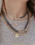SABELL JUPITER CHAIN - collar de plata .925 con baño de oro 14K artesanal