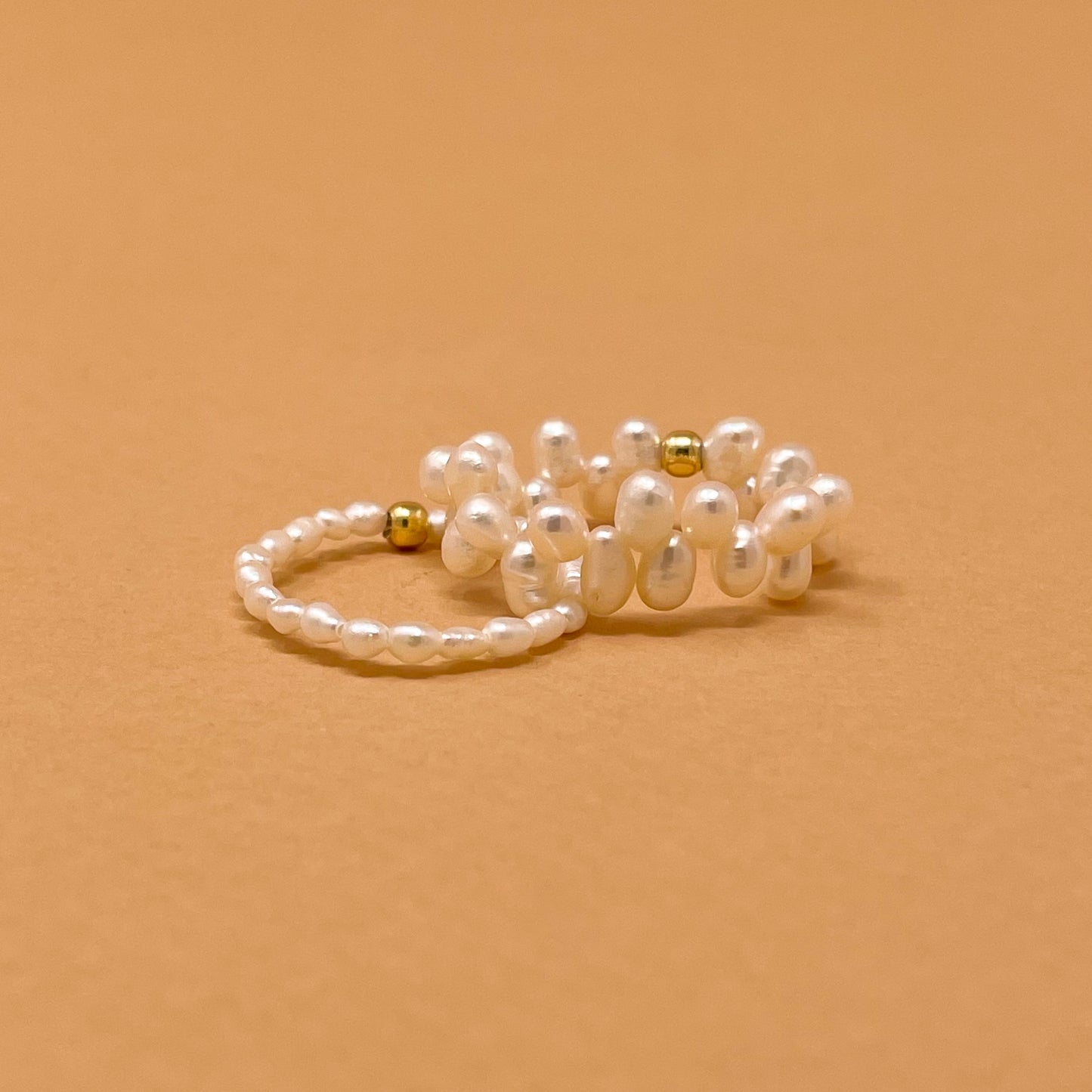 HEAVEN DOUBLE PEARL RINGS