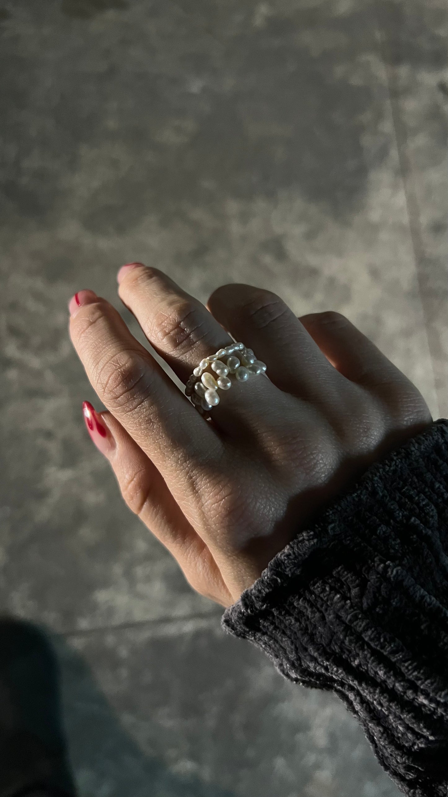 HEAVEN DOUBLE PEARL RINGS