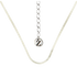 ALEZZA LIGHT CHAIN - collar de plata sterling .925 con baño de oro 14K, AMANZA Jewelry