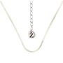 ALEZZA LIGHT CHAIN - collar de plata sterling .925 con baño de oro 14K, AMANZA Jewelry
